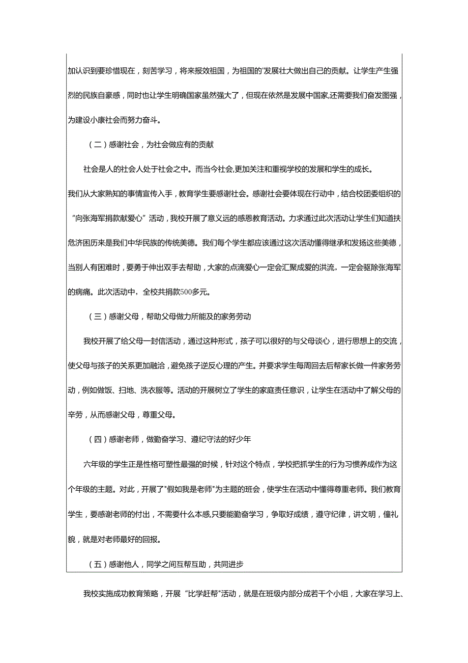 2024年小学感恩活动总结.docx_第2页