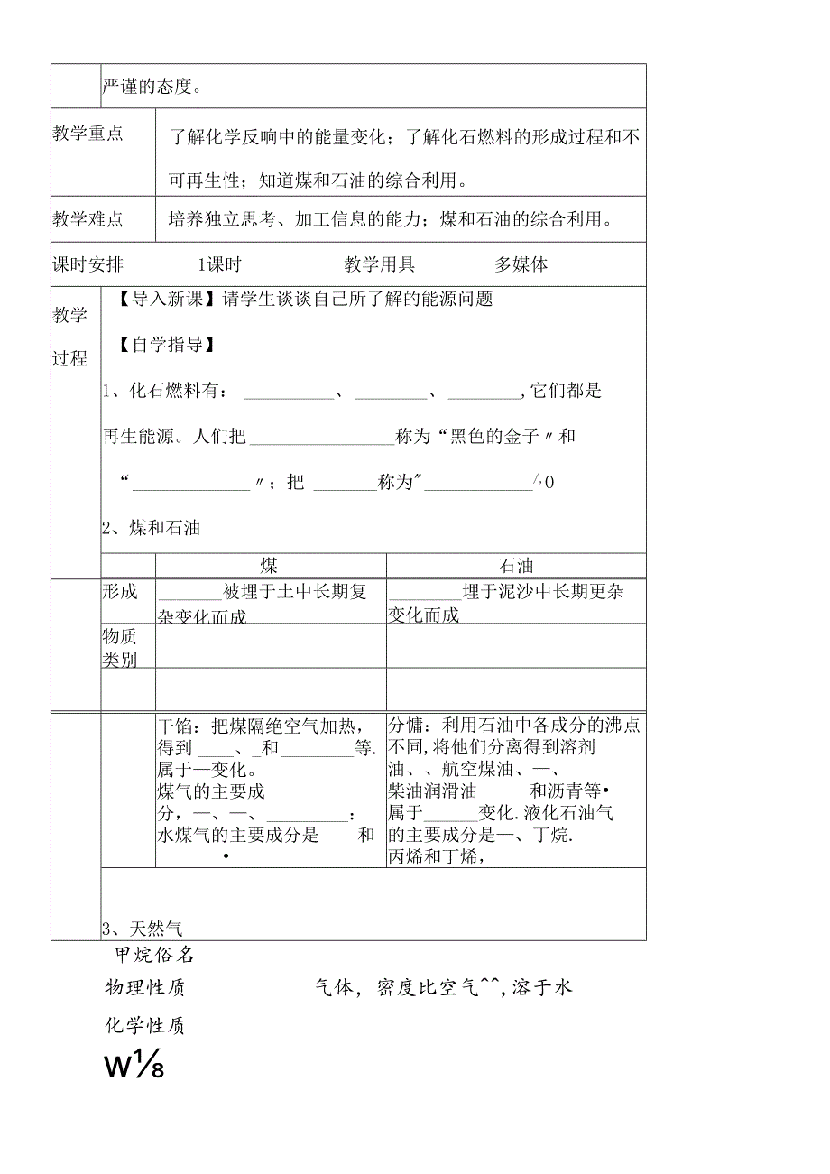 人教版九年级第七单元课题2《燃料的合理利用与开发》教学设计 .docx_第2页