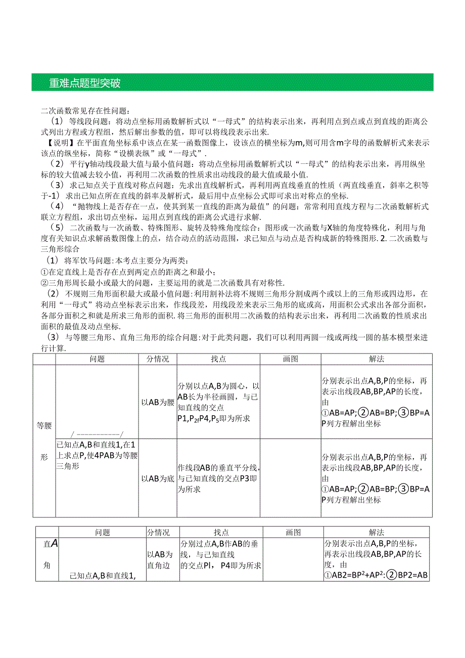 重难点突破05_二次函数与几何的动点及最值、存在性问题（含解析）.docx_第2页