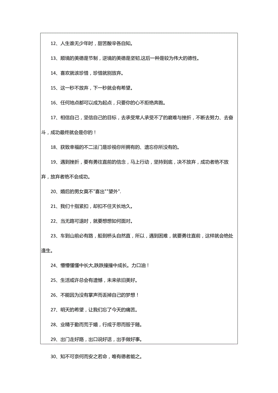 2024年努力变优秀的励志简短句子.docx_第2页