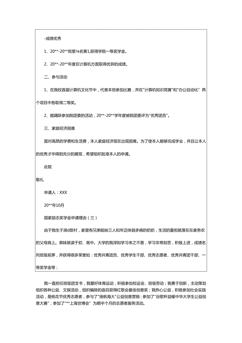 2024年励志奖学金申请原因.docx_第3页