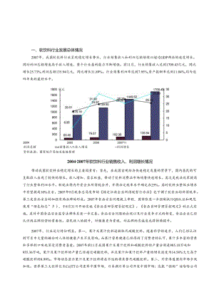 XX年软饮料行业风险分析报告.docx