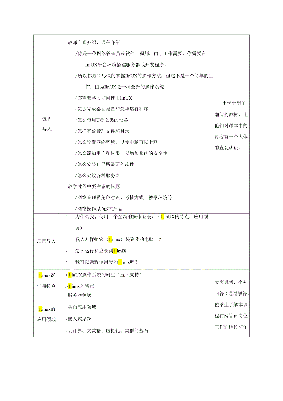 Linux网络操作系统项目教程(RHEL7.4CentOS7.4)(第4版)教学教案.docx_第2页