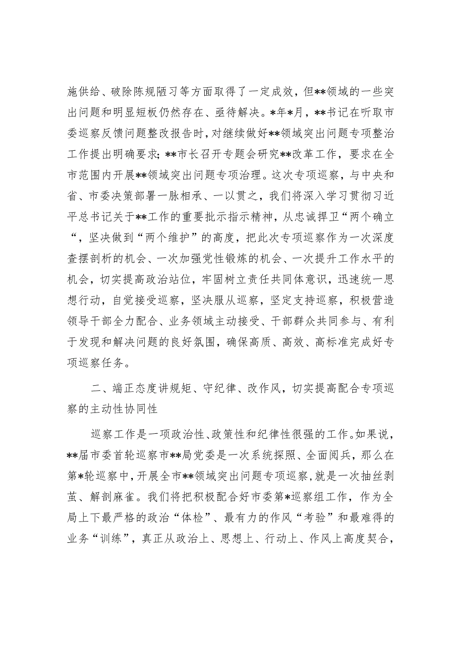 市委专项巡察进驻动员会主持词和表态发言&县委员会2022年巡察工作计划.docx_第3页