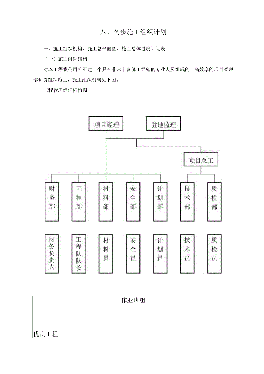 初步施工组织计划.docx_第1页