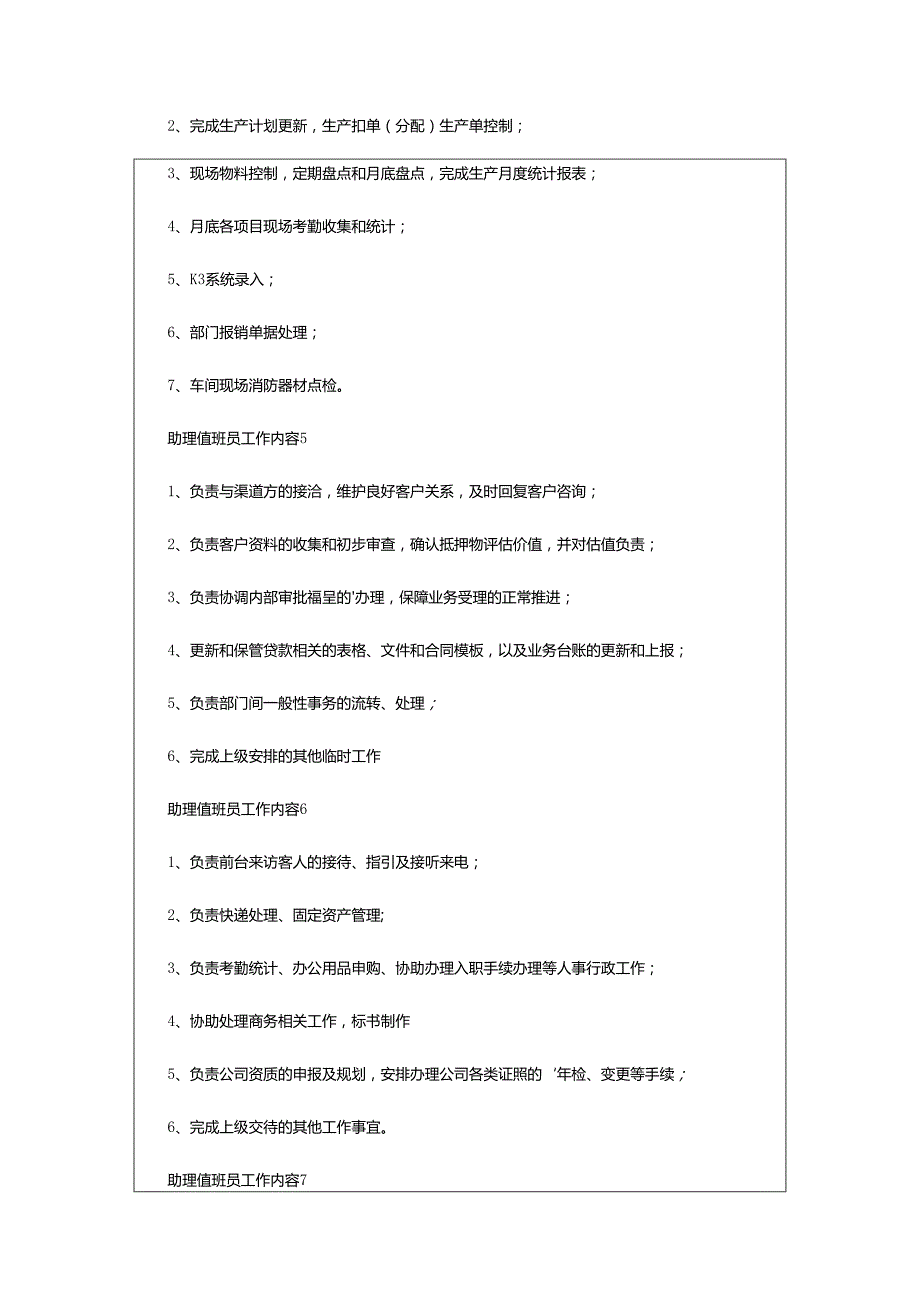 2024年助理值班员工作内容.docx_第2页