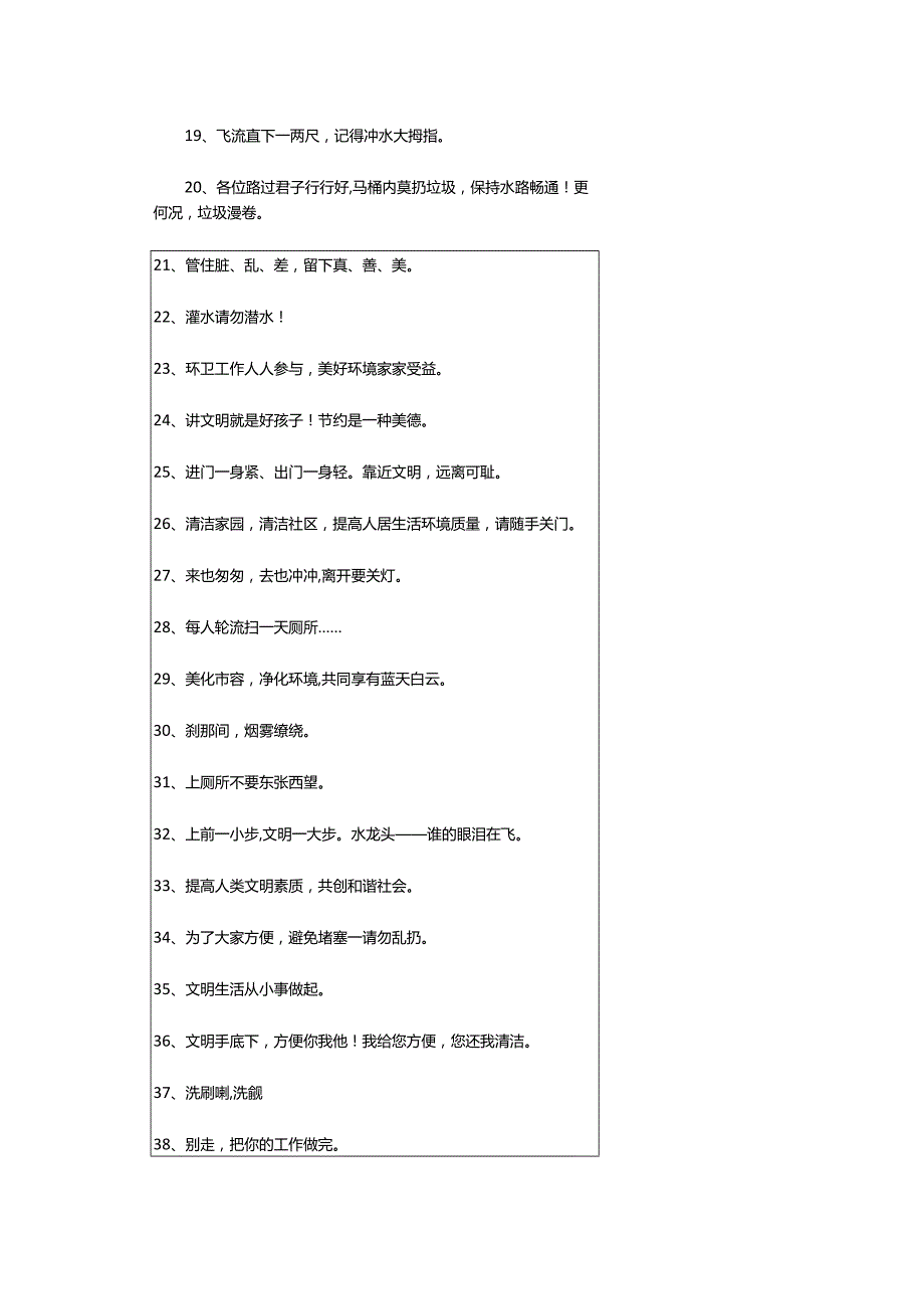 2024年厕所纸丢垃圾桶的标语.docx_第2页