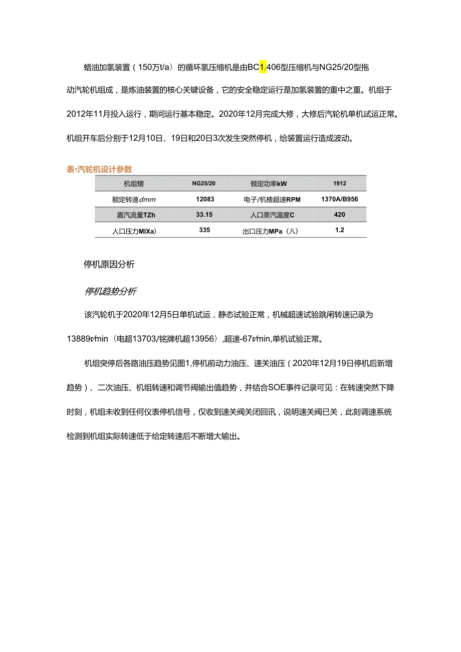 循环氢压缩机停机原因分析及处理方法 - 副本.docx_第1页