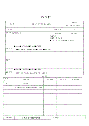 外协驻厂管理要求与规定+流程图.docx