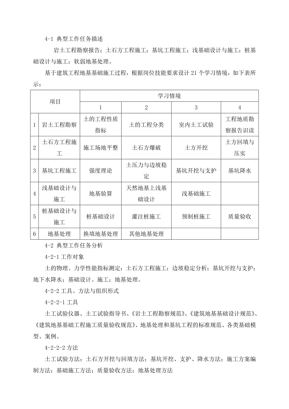 建工版基础工程施工课程标准.doc_第3页