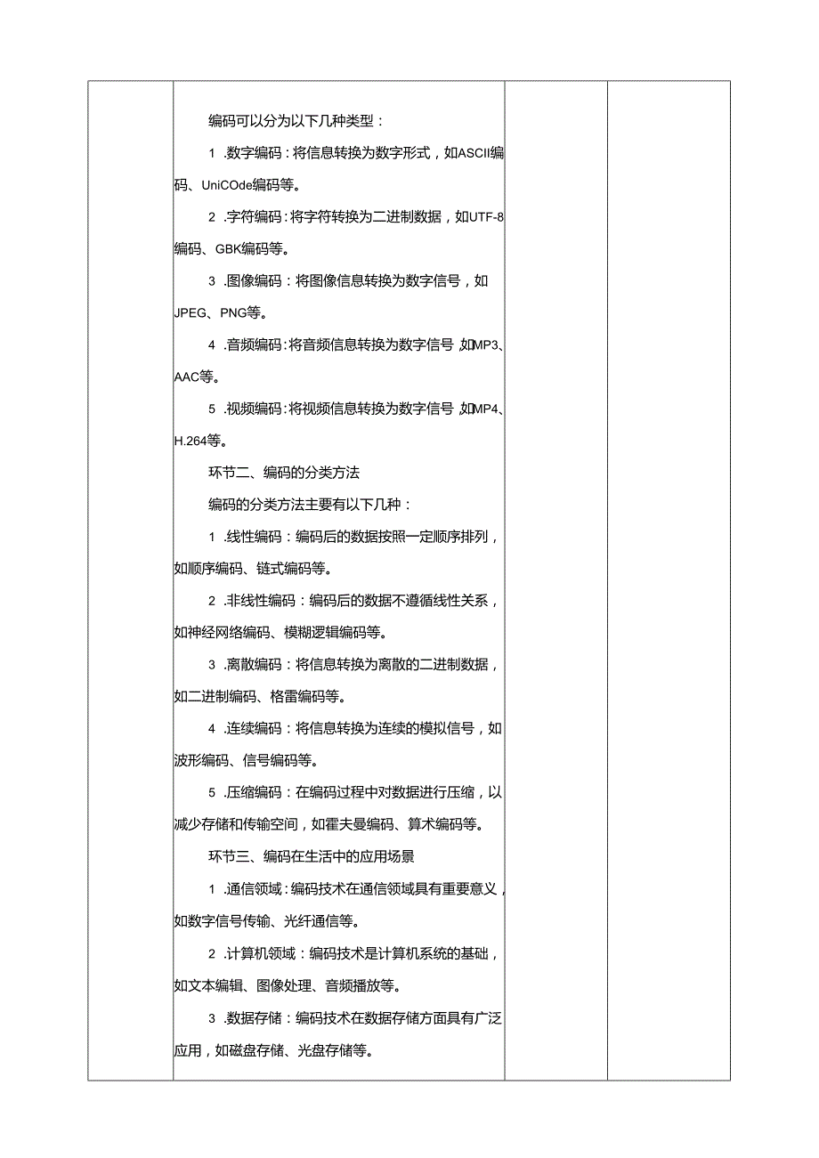第2课 编码在生活中的应用门 教案5 四下信息科技赣科学技术版.docx_第2页