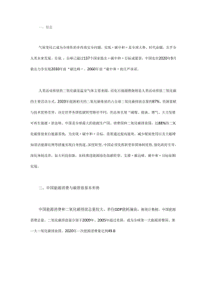 碳中和目标下的中国能源发展战略及举措思考.docx