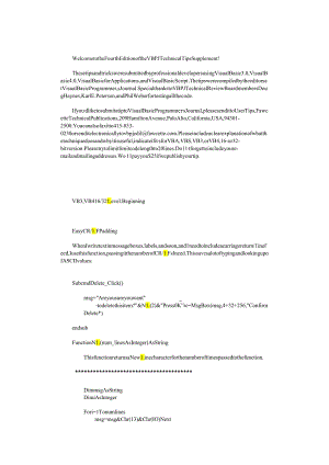 vbpjtip4 面向VisualBasic程序员的杂志 第4版.docx