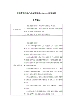 无锡蠡园中心小学教学处2024-2025第二学期.docx