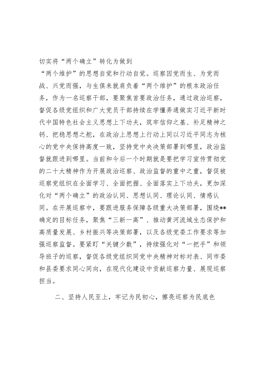 巡察干部在纪检监察干部队伍教育整顿研讨交流会上的发言&市国企公司党委关于巡察整改进展情况的报告.docx_第2页