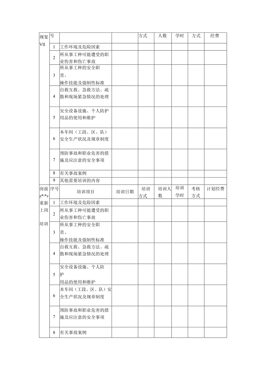 安全培训工作计划表.docx_第2页