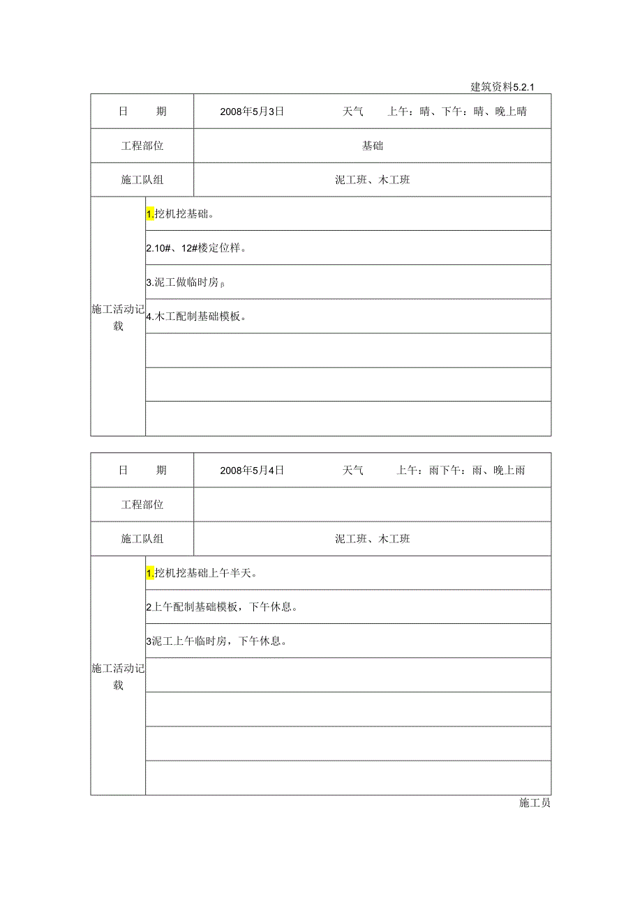 [施工资料]施工日记(16).docx_第1页