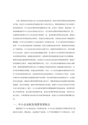 中小企业财务预算调整及应对思路.docx