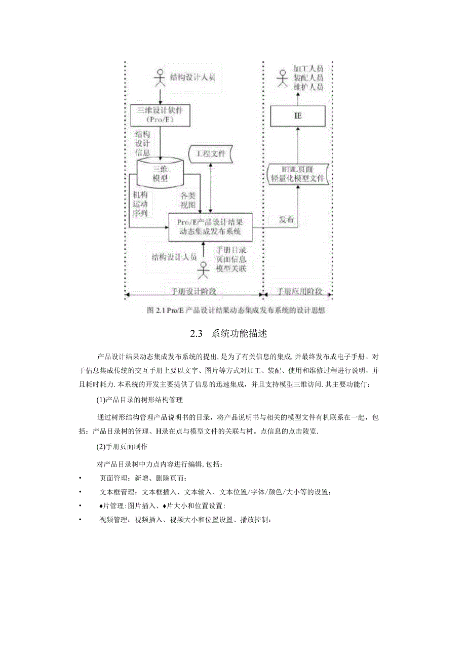 PROE产品的设计结果动态集成发布系统总体设计方案.docx_第2页