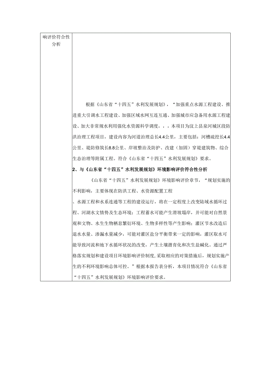 汶上县泉河城区段防洪治理工程环评报告表.docx_第2页