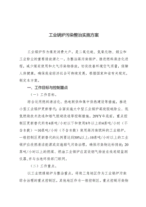 工业锅炉污染整治实施方案.docx