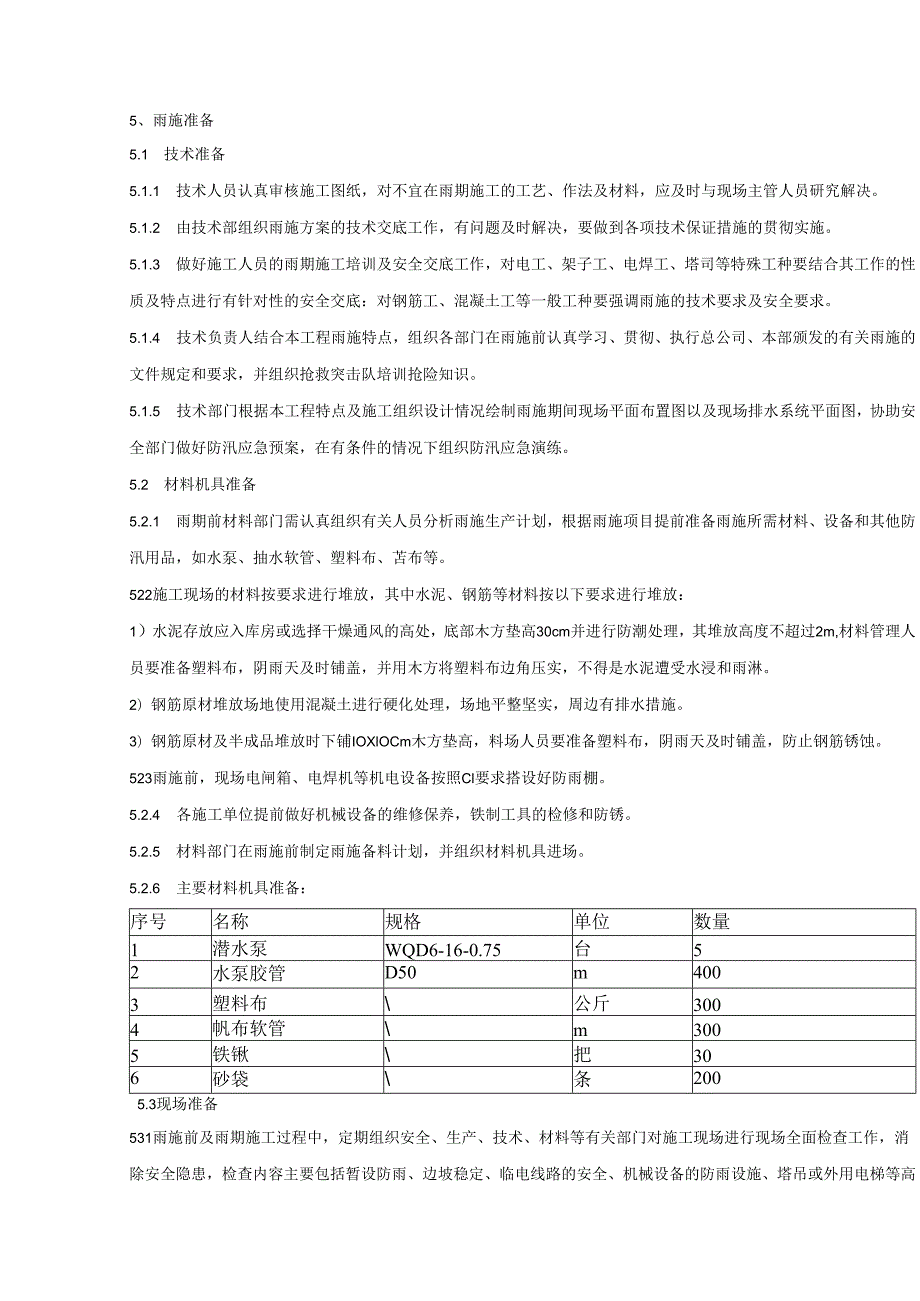 施工现场雨季防汛专项施工应急预案.docx_第3页