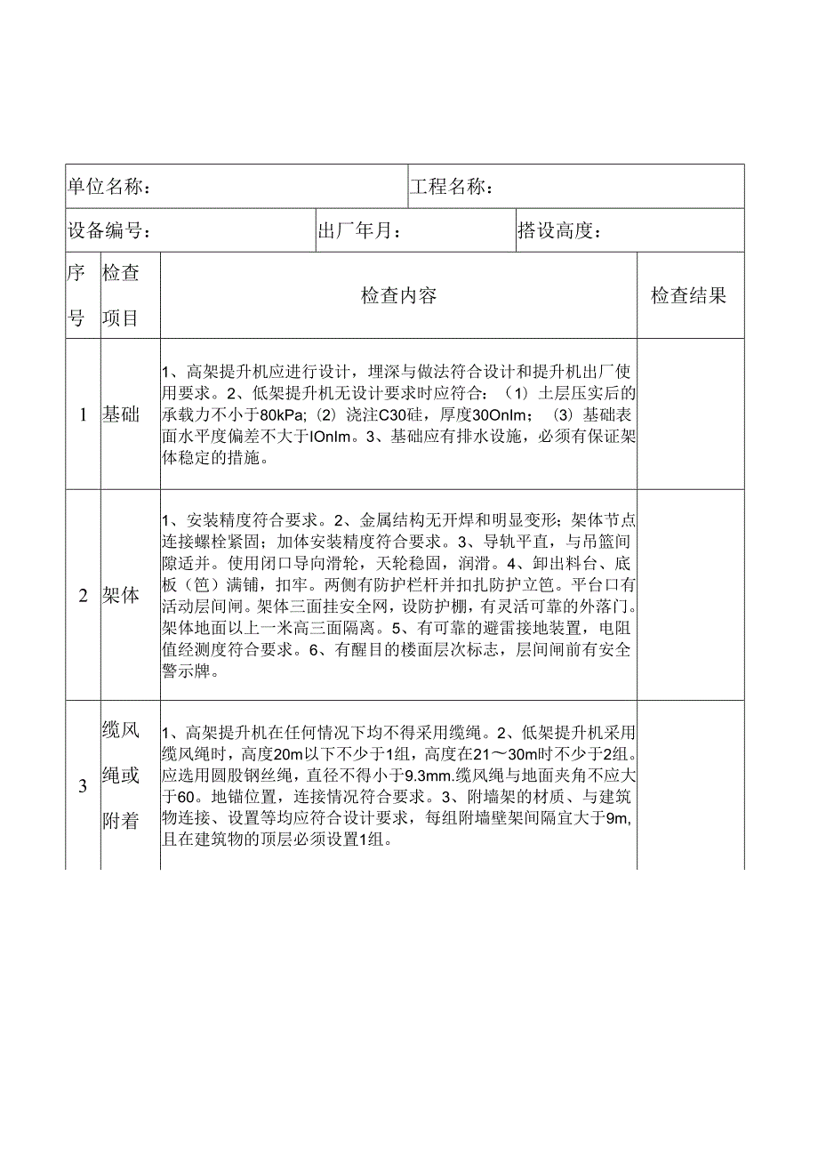 物料提升机（井字架）搭设验收.docx_第1页