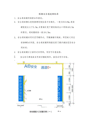 塔楼安全通道棚标准.docx