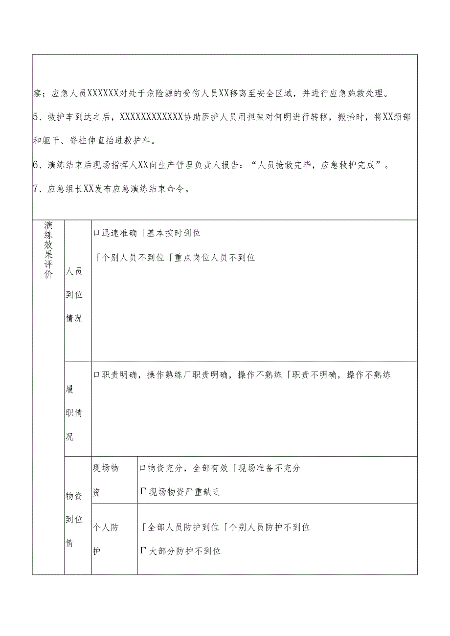 起重伤害应急预案演练记录范本.docx_第2页