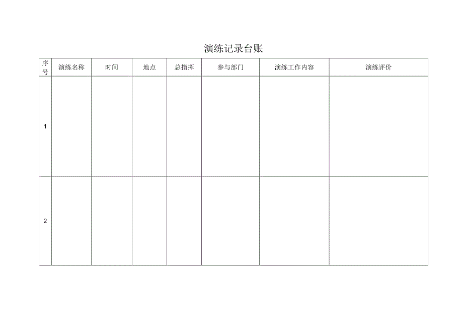 演练记录台账.docx_第1页