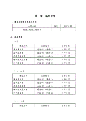 怡景茗苑施工组织设计.doc