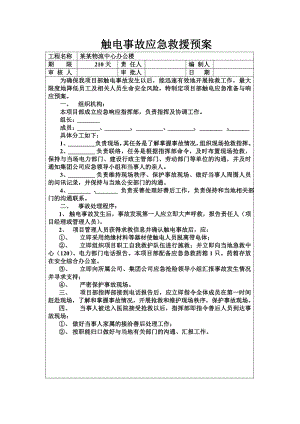 建设工程有限公司应急预案、施工方案.doc