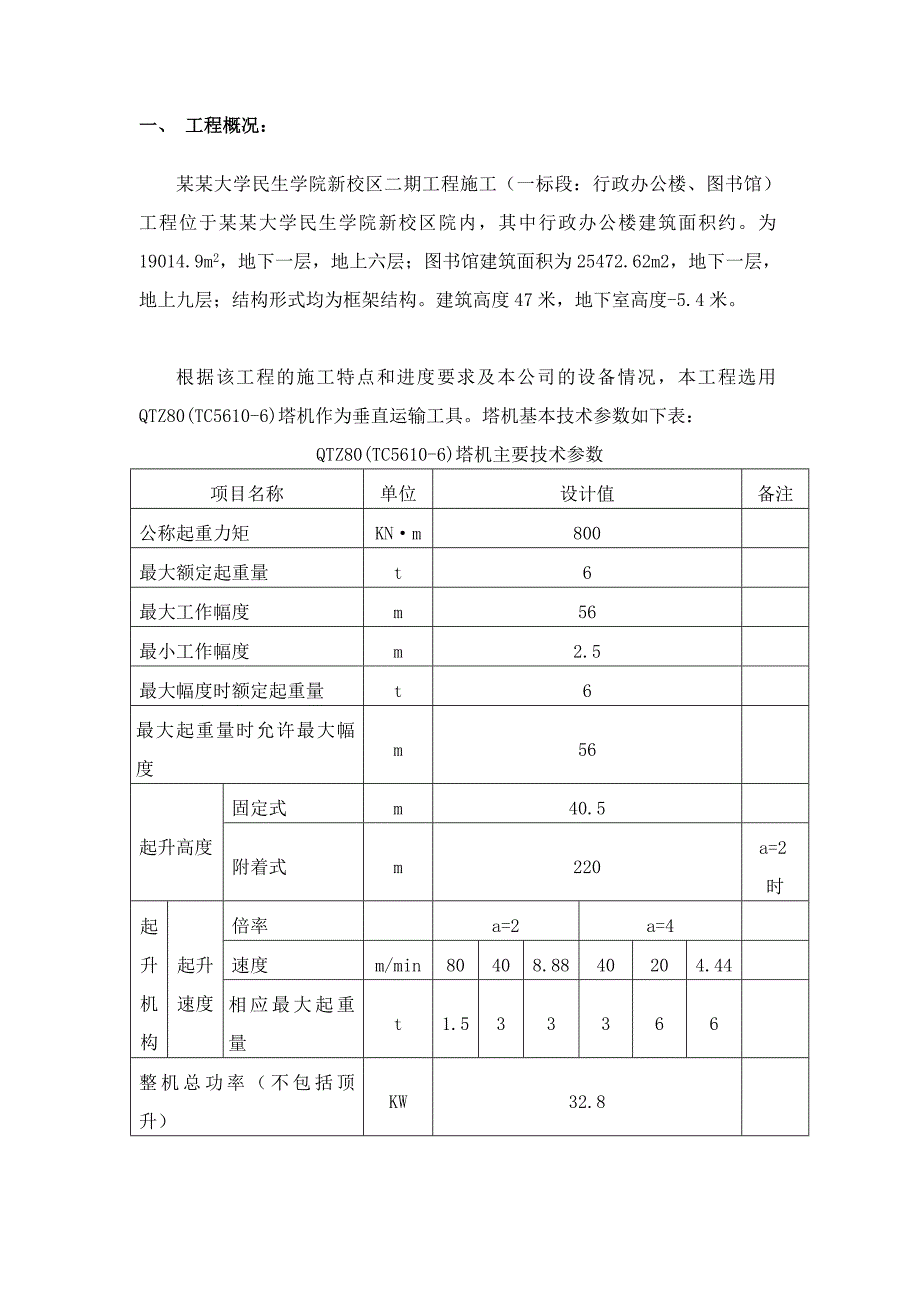 教学楼塔吊安拆施工方案#河南#塔吊计算书.doc_第2页