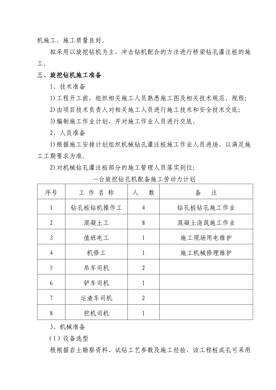 扬州至绩溪高速公路溧阳至广德段旋挖钻孔桩基施工方案.doc_第3页