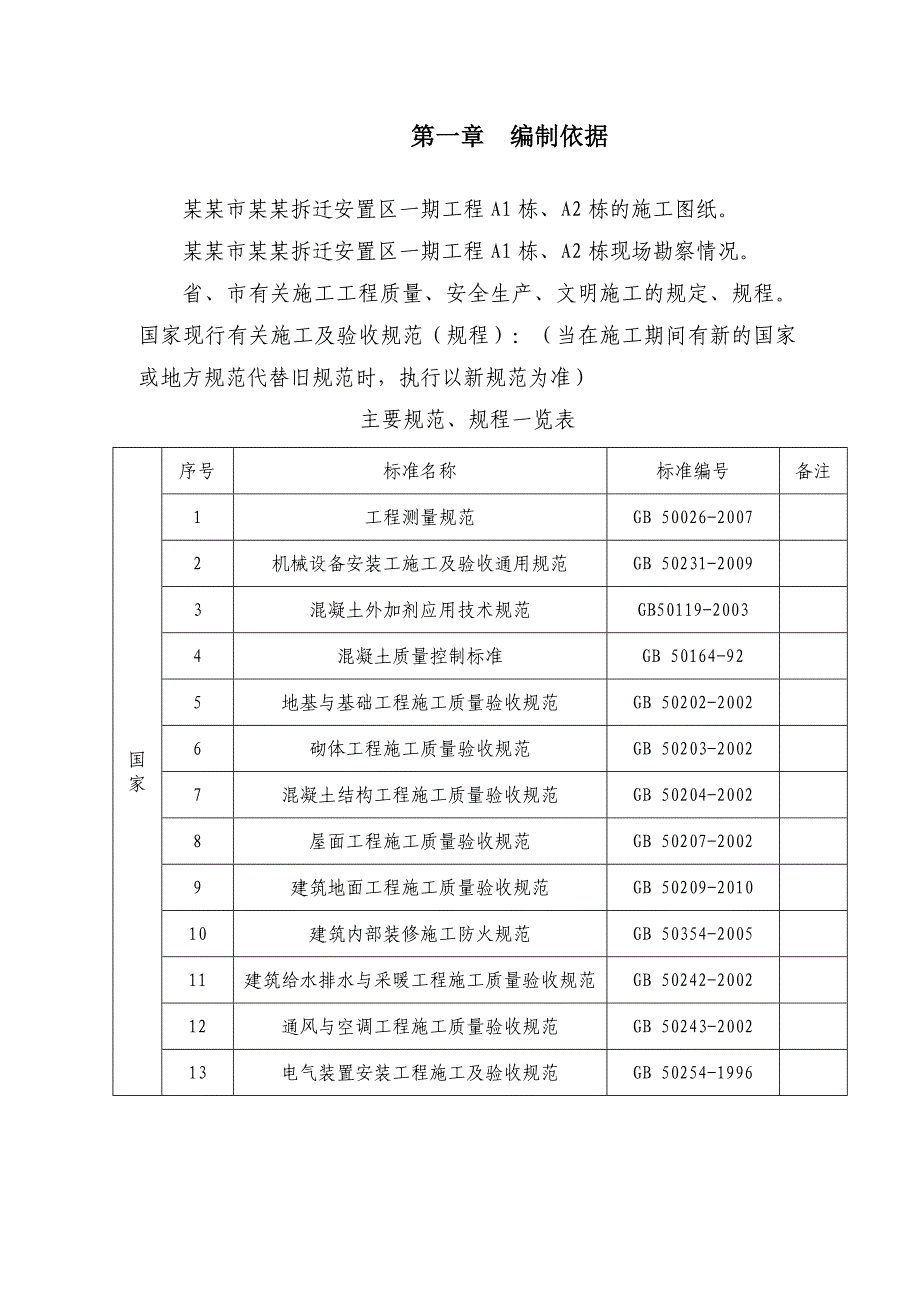 拆迁安置区一期工程住宅施工组织设计.doc_第3页