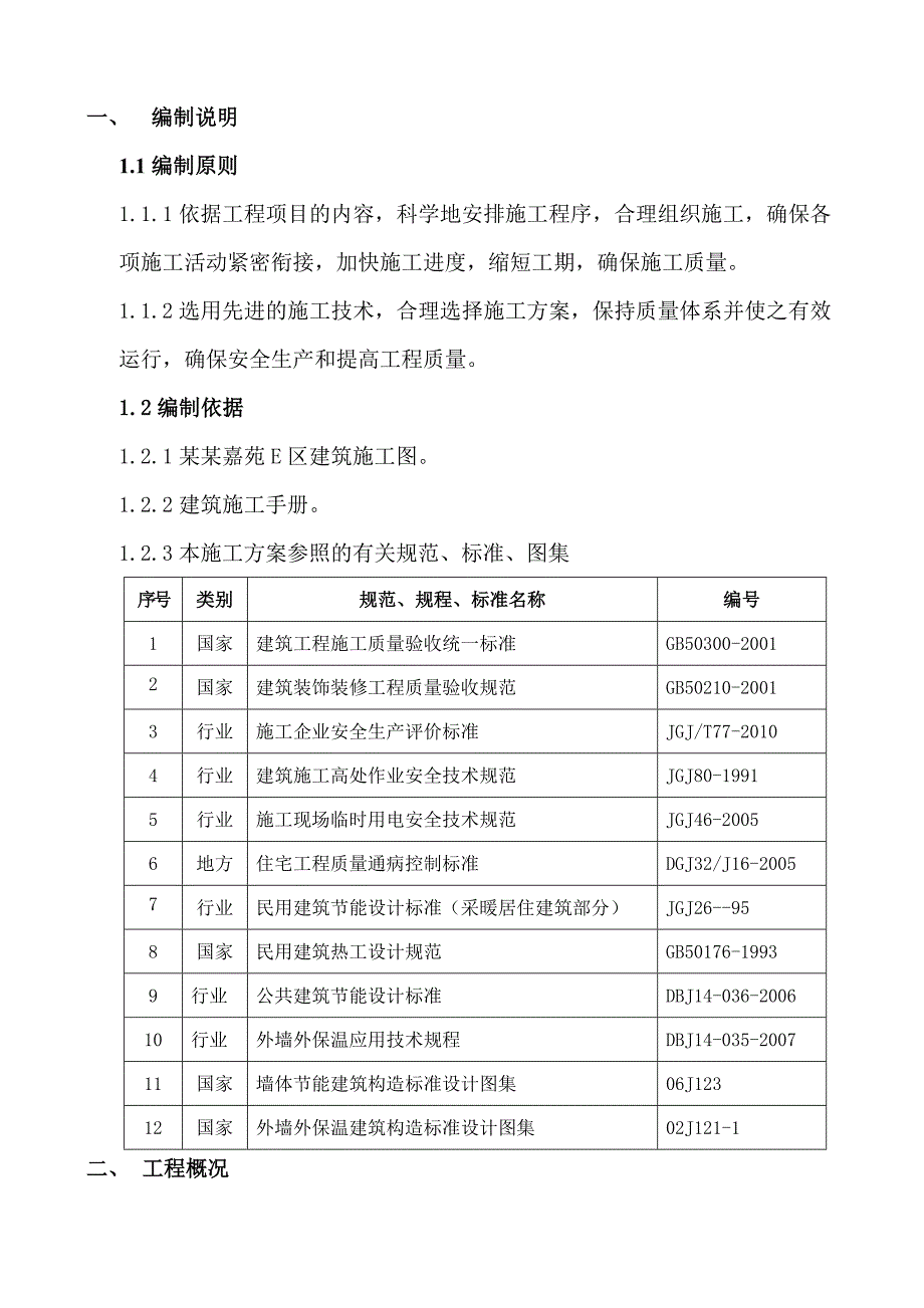 新城嘉苑节能施工方案.doc_第1页