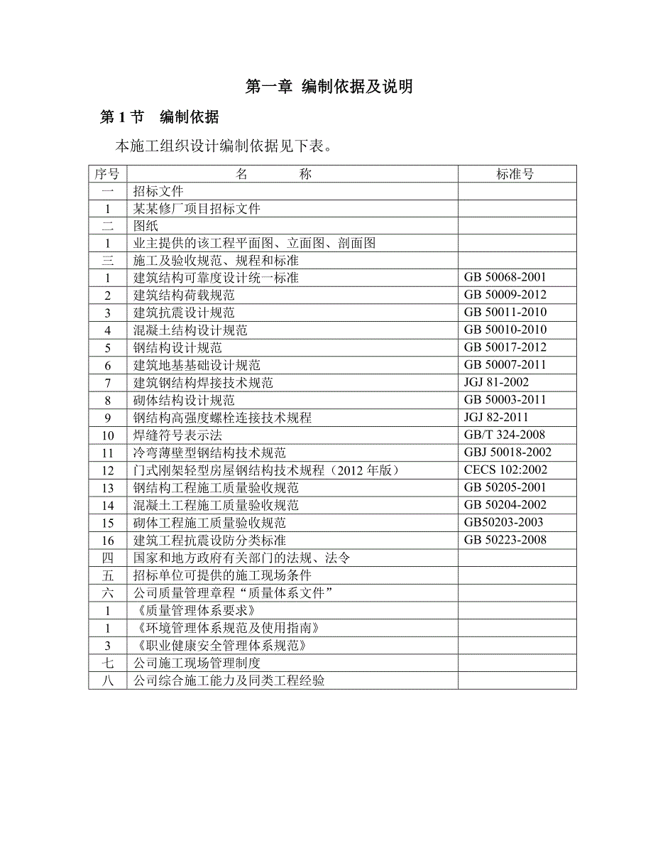 捷豹路虎4S店工程钢结构彩板施工组织设计.doc_第1页