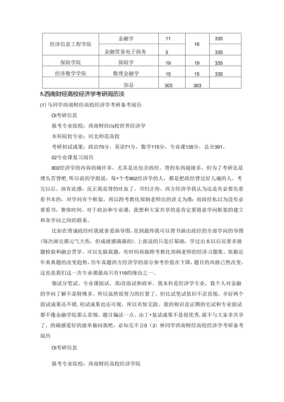 2024西南财经大学经济学考研参考书目及专业课复习经验详细解读.docx_第3页