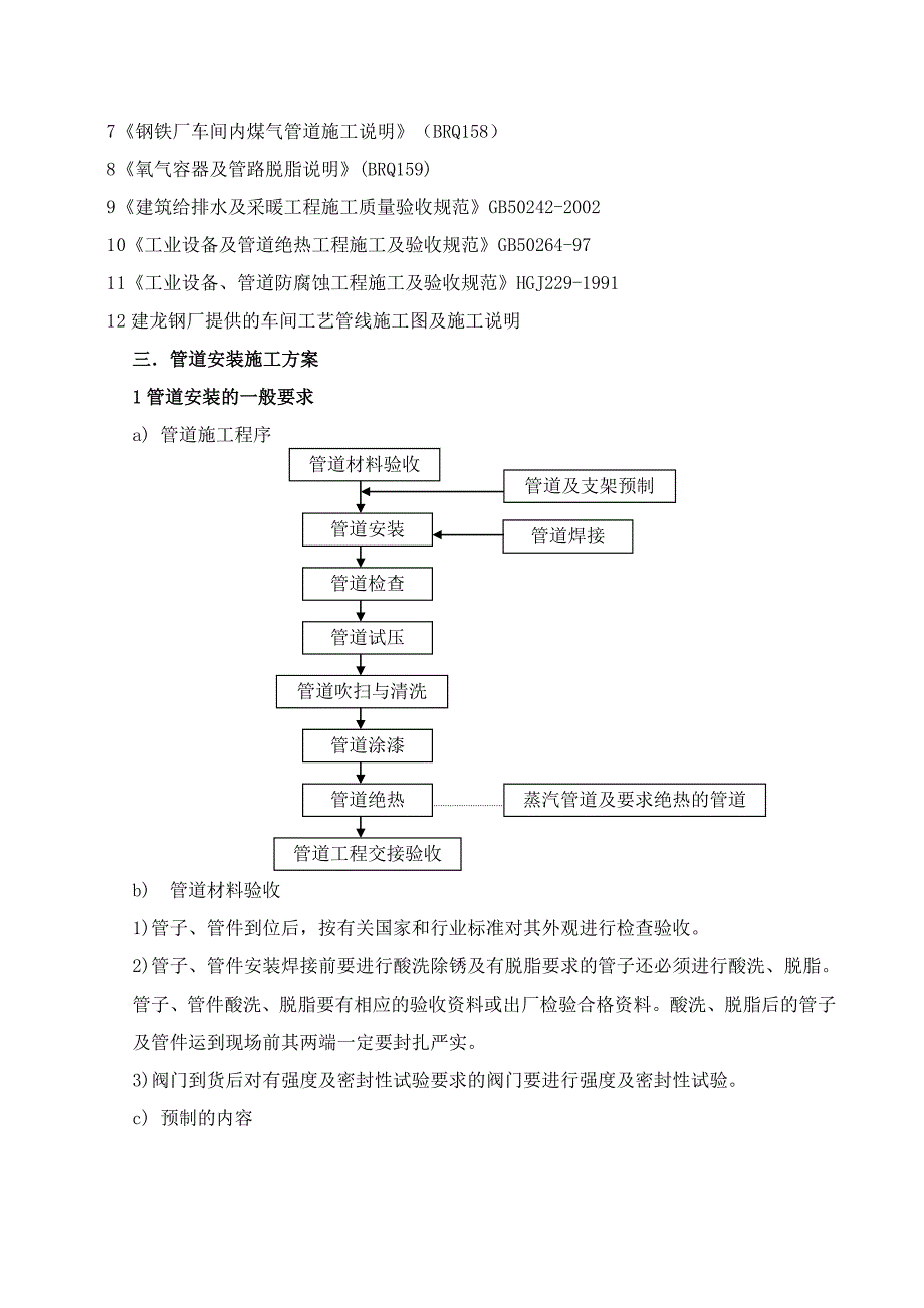 无缝钢管厂主车间工艺管道施工方案.doc_第3页