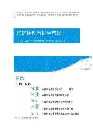 中国汽车后市场电商年度综合分析.docx