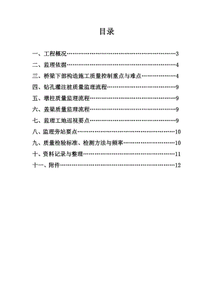 桥梁下部结构施工监理细则.doc