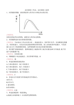 水库调度工考试：水库调度工技师.docx