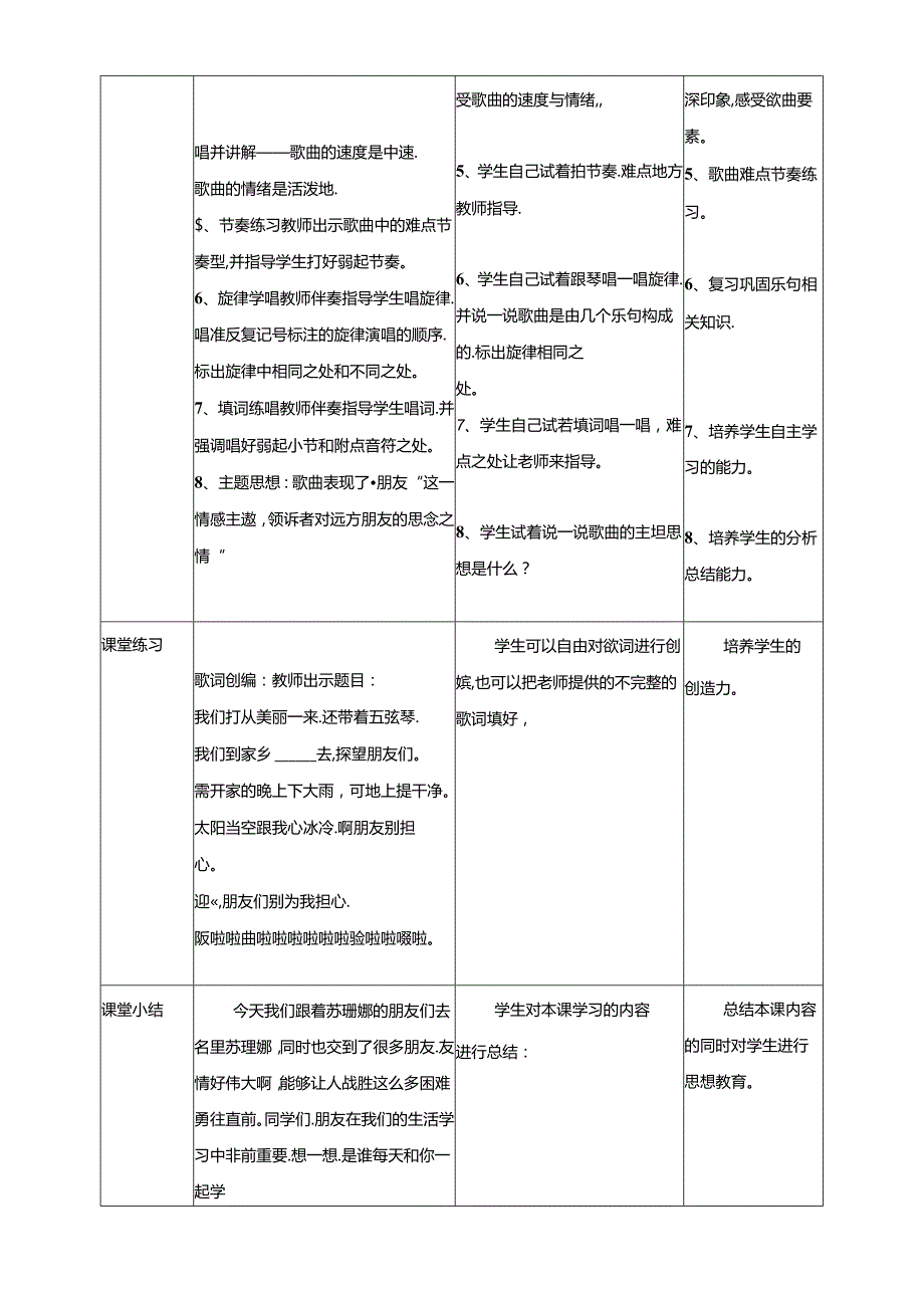 人音版小学音乐三年级上册第3单元第3课时歌曲 《噢！苏珊娜》.docx_第2页