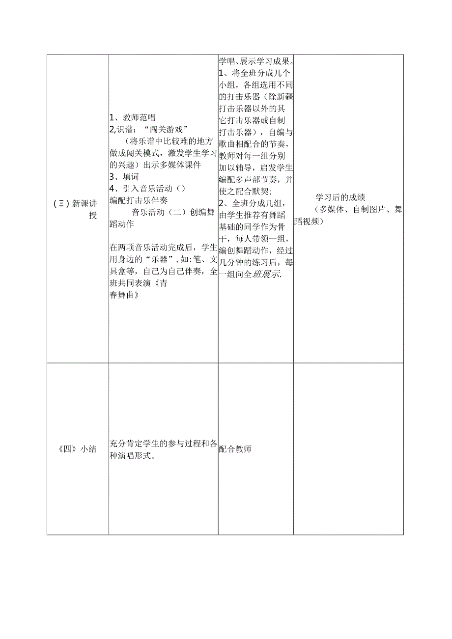 鲁教版七年级上册音乐教案.docx_第3页