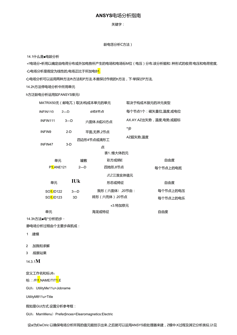 ANSYS电场分析教程经典入门教程.docx_第1页