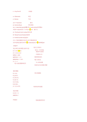 ANSYS14.0常用命令流.docx