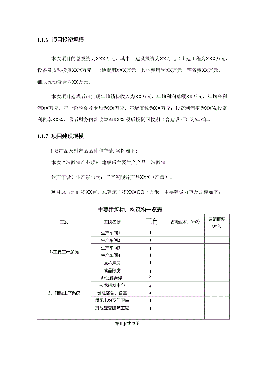 溴酸锌项目可行性研究报告编写格式说明(模板套用型文档).docx_第2页