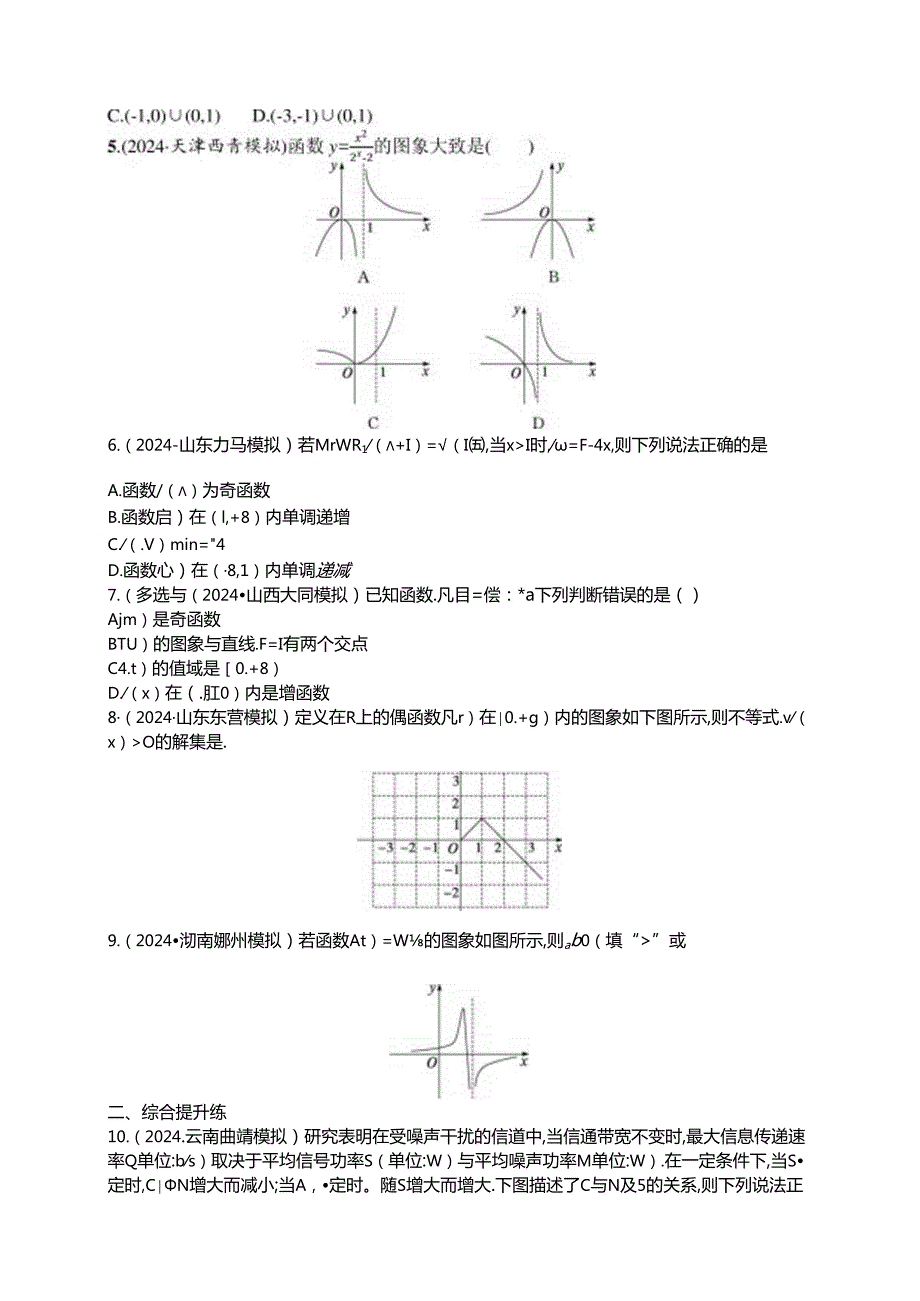 2025优化设计一轮课时规范练19 函数的图象.docx_第2页