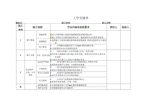 施工见证点模板 工序交接单.docx