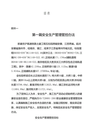 某高速铁路土建工程安全生产管理办法.docx